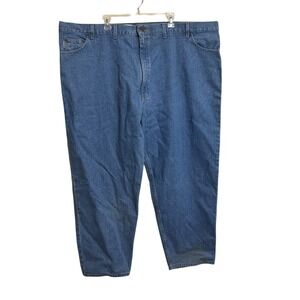 Carhartt Relaxed Fit Heavyweight Tapered Jean Big & Tall Stonewash 54 X 30